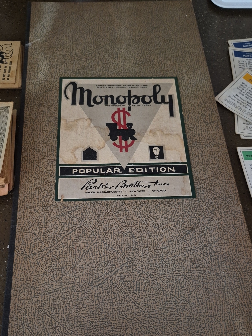 0Monopoly Vintage Game From 1950s